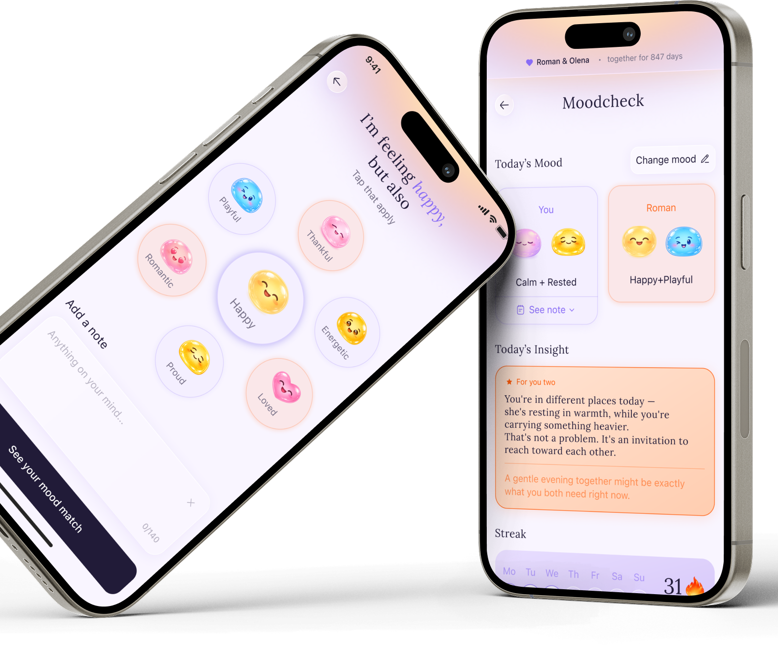 Mood check feature preview